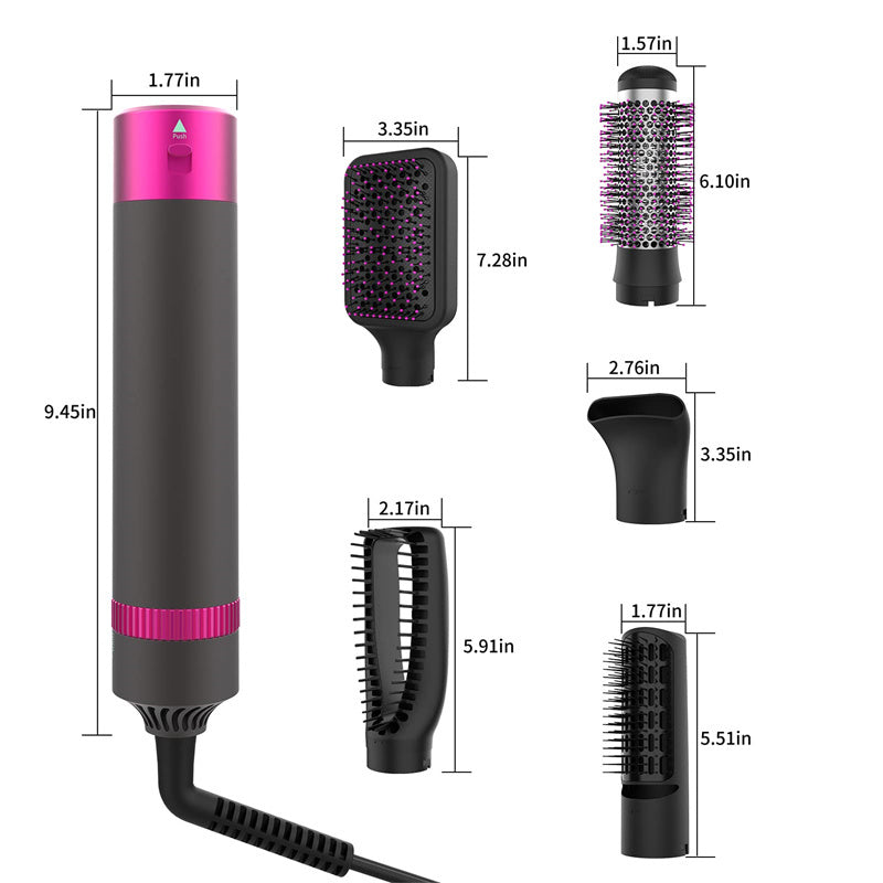 Professional 5 In 1 Hair Dryer Brush Dryer And Straightening Brush Electric Hair Styling Tool Automatic Hair Curler Beauty Supplies Gadgets Professional 5 In 1 Hair Dryer Brush Dryer And Straightening Brush Electric Hair Styling Tool Automatic Hair Curler Beauty Supplies Gadgets